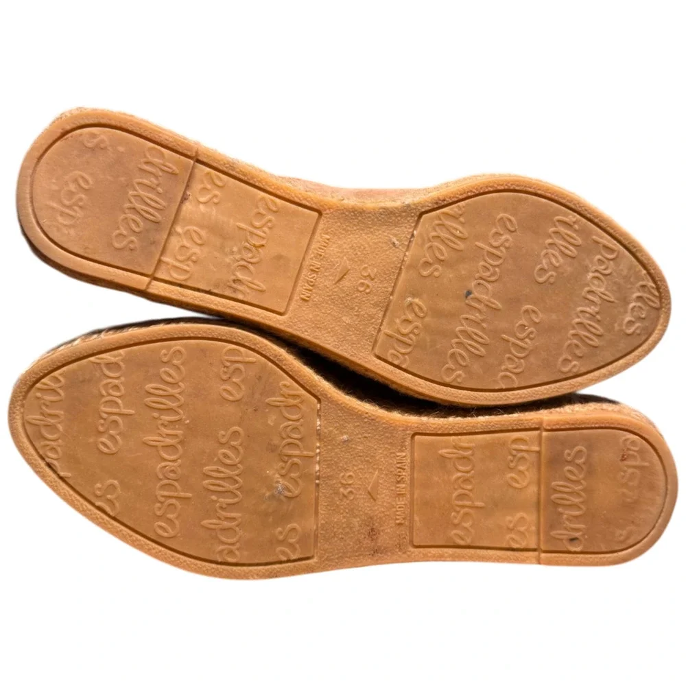 Gaimo Women's 6 Tan Suede Espadrilles Open Toe Wedge Low Platform
